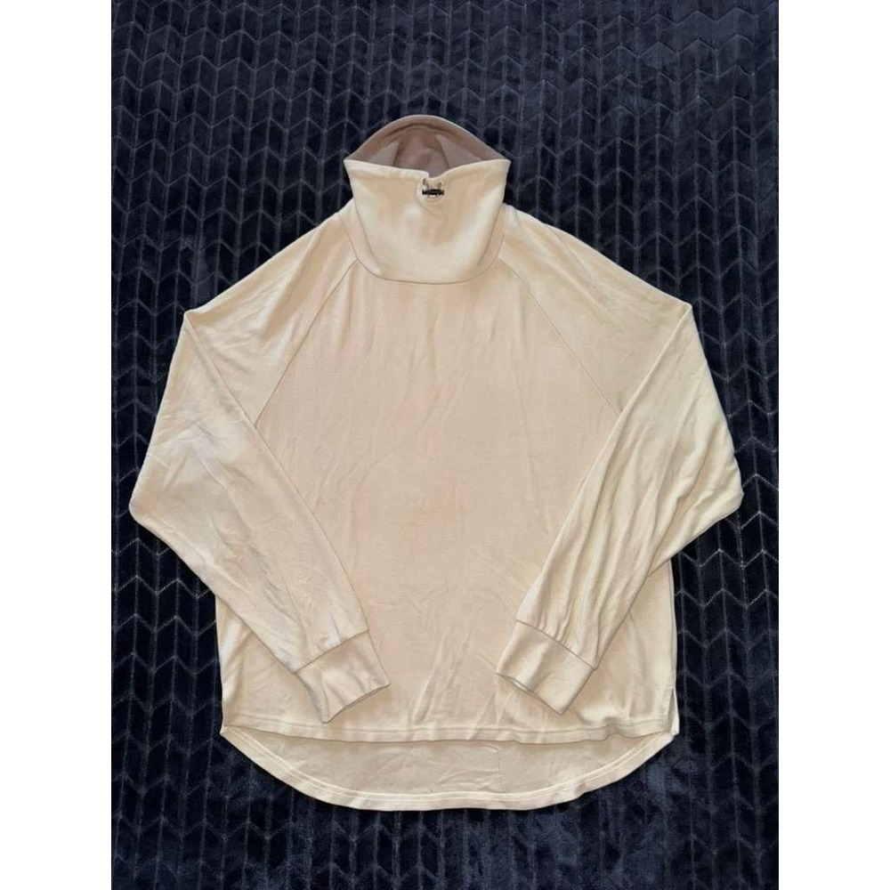 Varley Adkisson Cowl Neck Sweatshirt Tunic Sandshell Size Medium‎